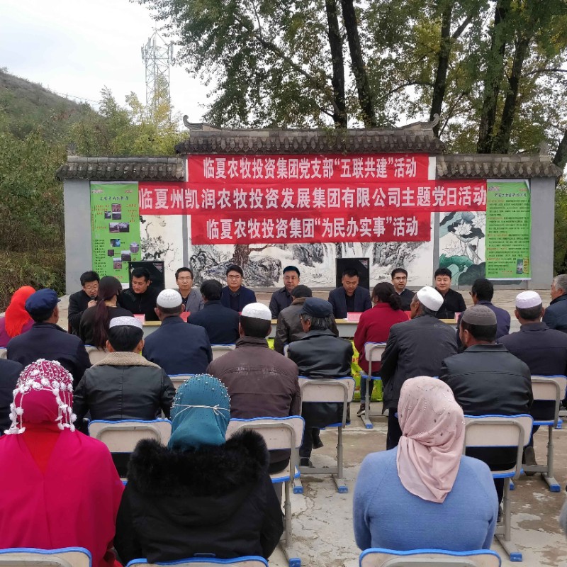 临夏农投集团开展为帮扶村捐赠微生物有机肥 为民办实事活动 - 党群事情 - 党群事情 - 帮扶,活动,办实事,微生物,nbsp,临夏,集团,为民